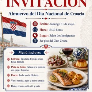 Almuerzo Día de Croacia