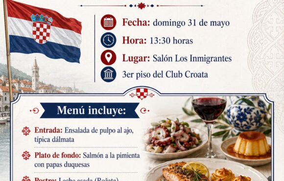 Almuerzo Día de Croacia